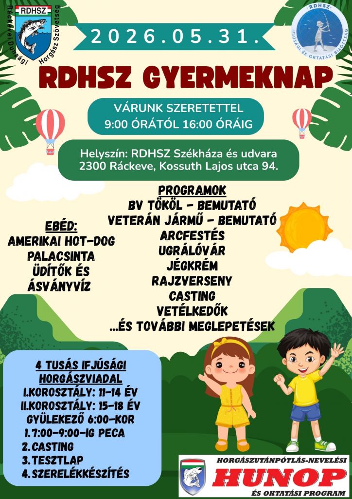 2026 RDHSZ Gyermeknap - plakát